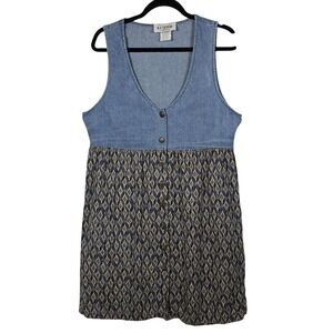 Vintage R.J. Stevens Petites by Carol Escritor Women Dress Size 12 Cottagecore